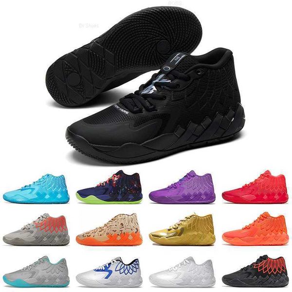 

big size us 7.5-12 mb.01 men basketball shoes for sale rick and morty lamelo ball sport sneakers buzz city black blast queen citys rock