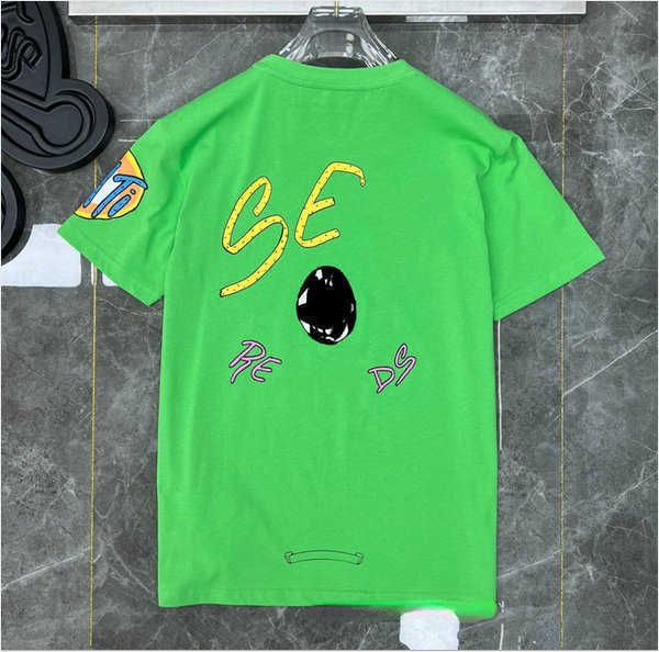 

men's t-shirts 2022 mens classic t shirt fashion ch highs quality brand letter sanskrit cross pattern sweater designers pullover cotto, White;black