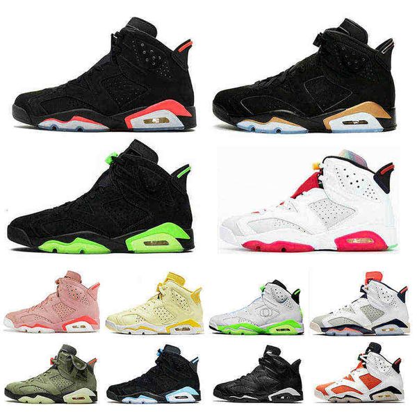 

6 6s men women outdoor shoes aleali may black cat carmine dmp new electric green gatorade hare blue unc sports sneakers