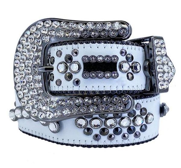

fashion designer belts classic bb belts simon mens womens rhinestone belt with bling rhinestones baiteng, Black;brown