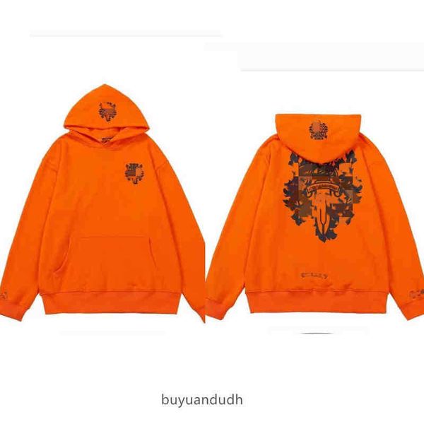 

ch hoodies men's hoodies sweatshirts mens loose chrome classic ch designer hoodie horseshoe sanskrit print luxury zipper jacket pullove, Black;brown