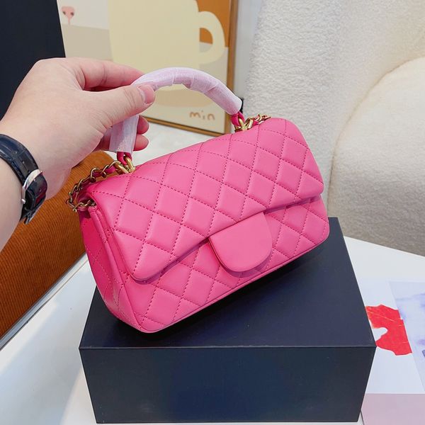 

designer channel bags for women black cc handbag leather chain slant shoulder clutch flap totes bag double letters solid hasp waist square s
