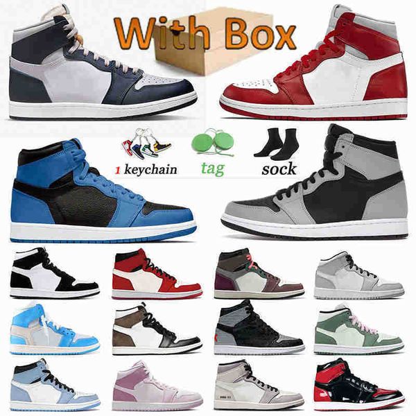 

basketball shoes trainers sport sneakers university blue bred patent chenille fashion mens jumpman 1 1s high og nrg igloo rebellionaire cs89, Black;white