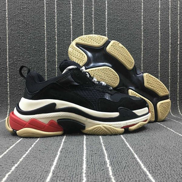 

shoes paris triple-s designer low platform sneakers triple casual women designer casual sports trainers zapatos, White;red