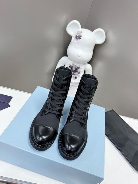 

winter fashion luxury designer boots knee flip leather warm woman boot cowgirl waterproof combat chelsea rain snow black riding 0713