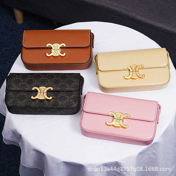 

leather designer bags celinns luxury handbag brand triomphe armpit bag female new fashion tofu french stick single shoulder crossbody mini s