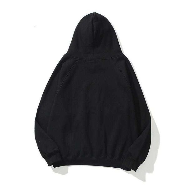 

designer mens ess warm hoodies correct edition esse hoody womens fear letter of god streetwear pullover sweatshirts light, Black