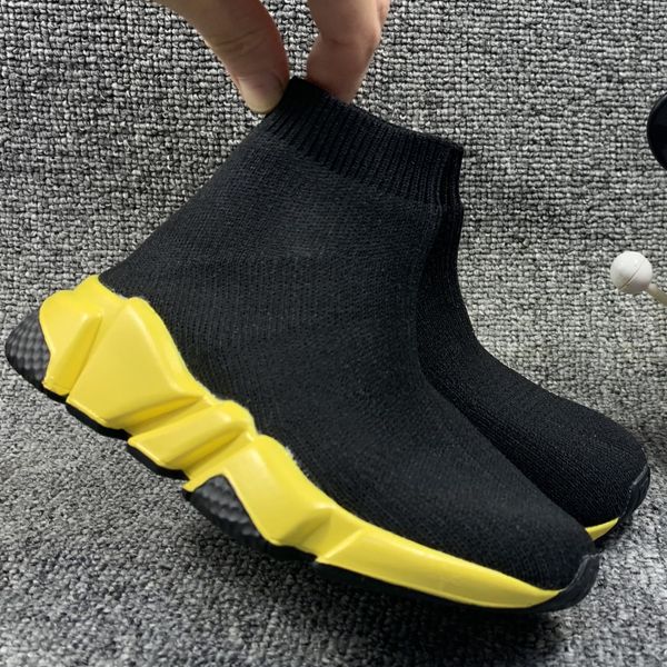 

speed kids sock shoes fashion boys girls designer high black sneaker running athletics chaussures baby kid trainers youth toddler infants 26