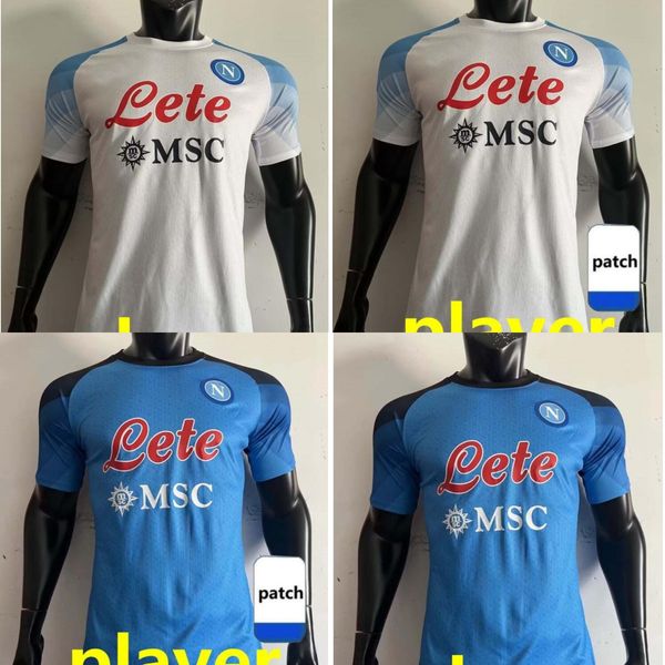 

player version 2022 2023 napoli home soccer jerseys kvaratskhelia burlon maradona maglietta da calciatore osimhen insigne 22 23 ssc naples m, Black;yellow