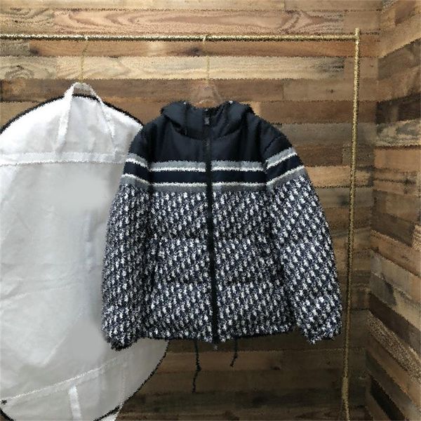 

2022 new genuine 90 white duck down jacket for men and women thickened double sided coat fashion brand, Black