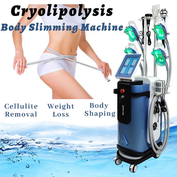 

5 cryo heads cryolipolysis fat ing weight loss machine 40k cavitation buttock cellulite removal multifunctional equipment