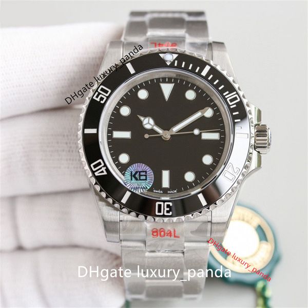 

class men's watches ceramic ring automatic mechanical watch 40mm 8215 movement 904l sapphire calendar waterproof luxury watch-1, Slivery;brown