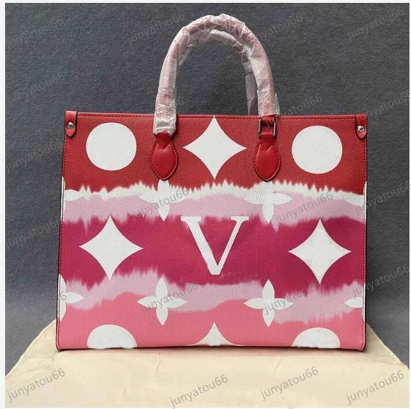 

onthego messenger bags women leather shoulder bags leopard splicing lady crossbody bag designers handbag tote purse wallet