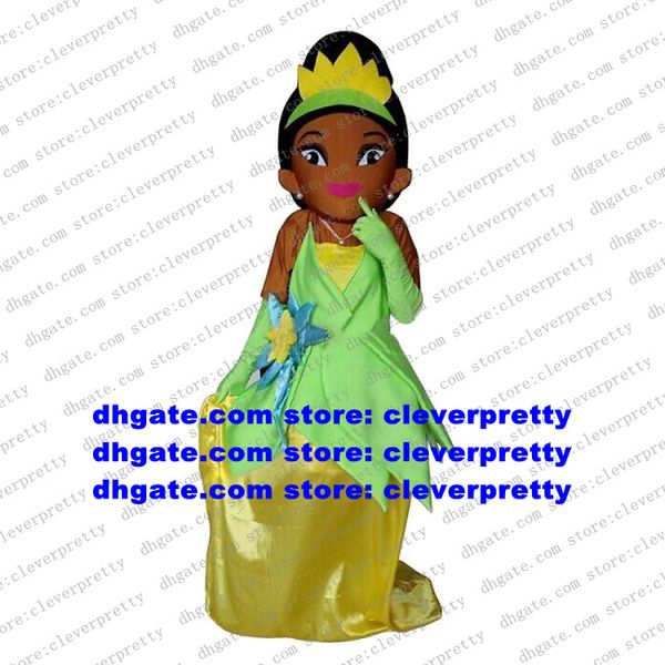 

princess infanta queen empress rani ranee mascot costume cartoon character showtime stage props someone inside zx814, Red;yellow
