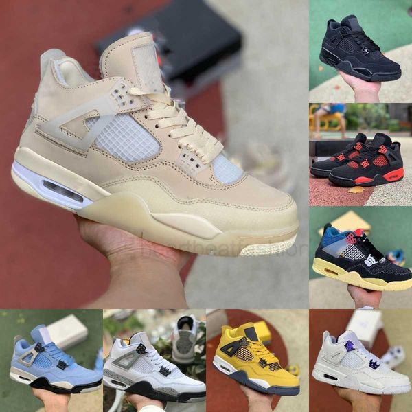 

lightning 4 4s sail mens basketball shoes jumpman jorden university blue red thunder black cement cat cream white oreo bred what the pinetop