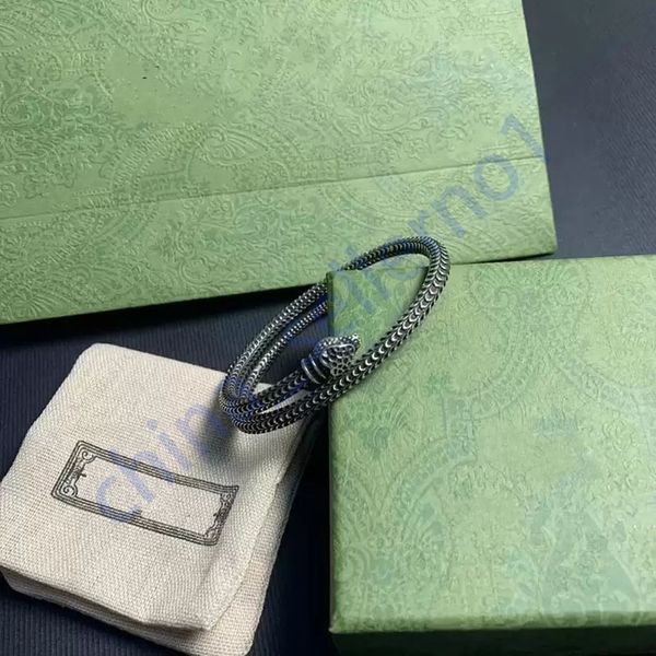 

snake bracelets bangle pattern enamel bracelets titanium steel stainless men's and women's fashion, Black