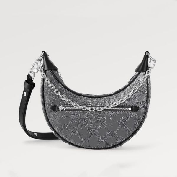 

original designs armpit bag goddess fashion handbag leather canvas metal chain design single shoulder cross body handbag