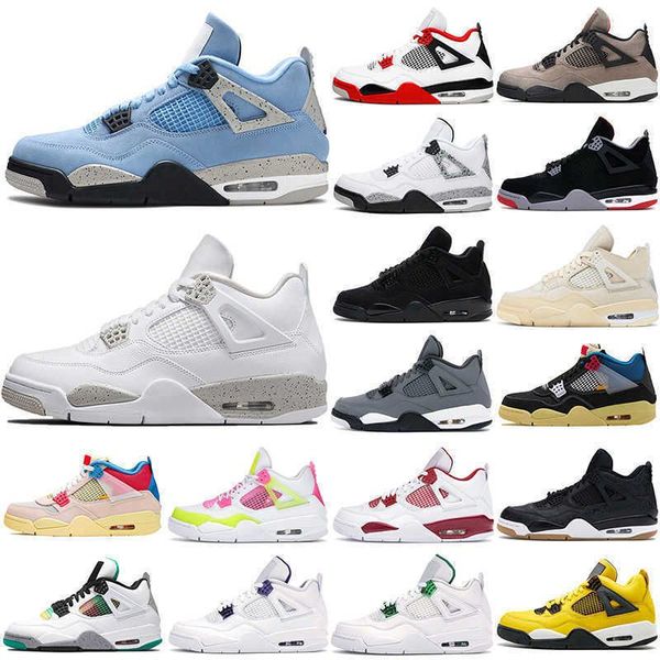 

dropshipping jumpman 4s desert moss basketball shoes for men women 4 university blue #53 taupe haze bred sail court purple mens jordon