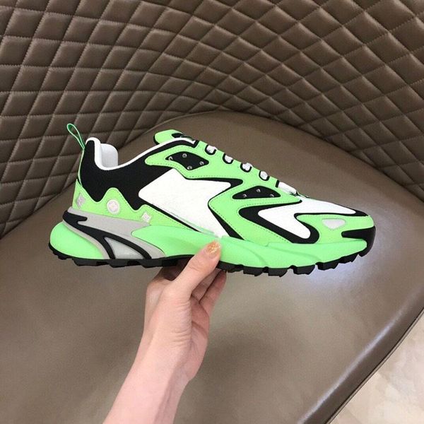 

luxury trainer sneakers mens shoes leather sneaker fashion brand designer size 38-46 rxmn0000001 mnc, Black