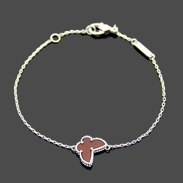 

bracelets designer charm bracelets designer jewellery luxury vc four leaf clover mini colored shell agate butterfly bracelet with diamond bu, Golden;silver