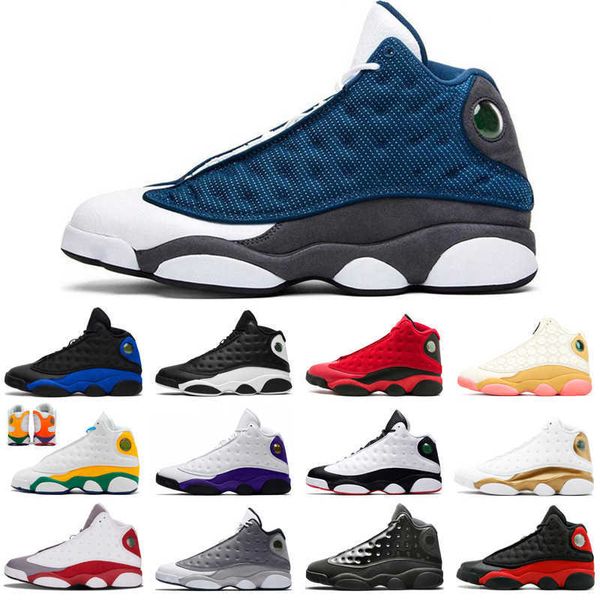 

basketball shoes mens trainers sports sneakers flint hyper royal aurora green reverse game playground 2021 13 13s jumpman he got