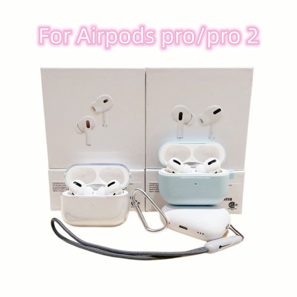 

for airpods pro 2 air pods 3 headphone accessories solid silicone cute protective earphone cover for apple airpod 2 wireless charging box sh