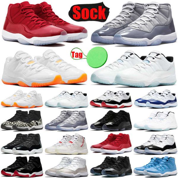 

cool 11 height grey increasing shoes 11s basketball shoes jumpman for men women animal instinct bright citrus bred concord pure violet mens, Black;white