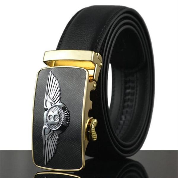 

belts wowtiger belt men luxury designer male genuine leather automatic buckle ceinture homm322v, Black;brown