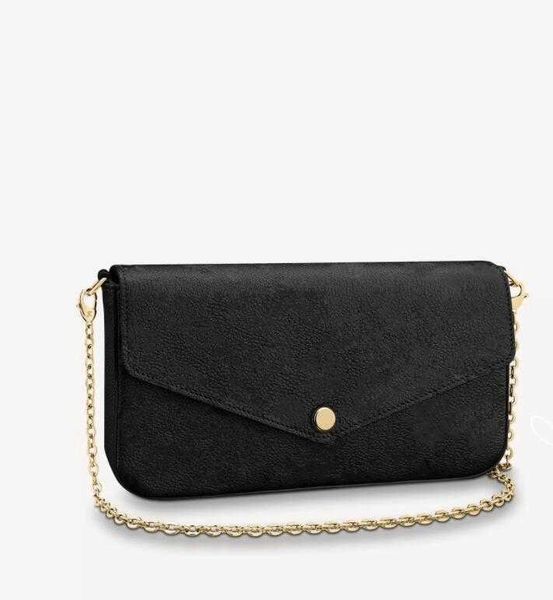 

cosmetic bags cases 3pcs set women classic luxury designer handbag bag genuine leather handbags shoulder handbag clutch tote messenger shopp