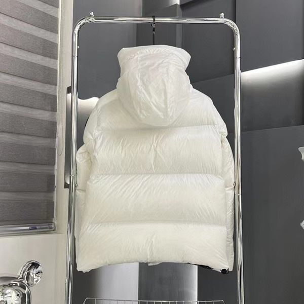 

womens coat puffer jacket duvet coats designer mens winter salzman down jackets parkas light windbreaker hoodie white greey outerwear italy, Black