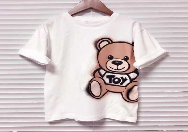 

kids boys girls tshirt clothes summer baby toddler girl short sleeve cartoon cotton t shirt children clothing 5406989, Blue