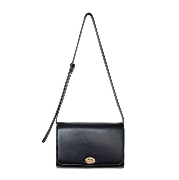 

women vintage pu leather small handle shoulder bags 2022 ladies casual flap crossbody bags female luxury messenger handbags, Black;red