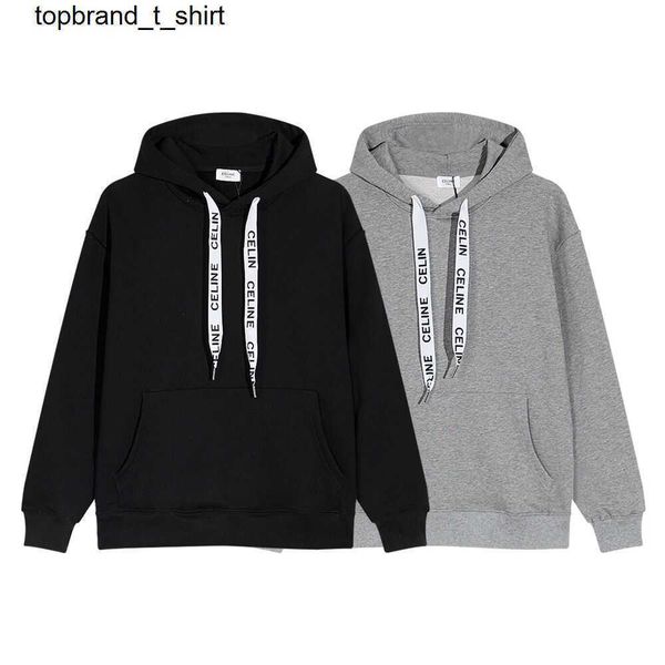 

men's hoodies designer sweatshirts ce autumn new hooded sweater color men women lovers hoodie, Black