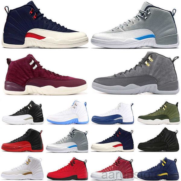

shoes jumpman university gold men indigo reverse flu game black dark concord bulls platform mens trainers, White;red