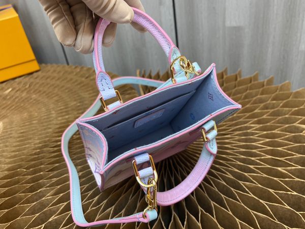 

new designer handbags gradual tone with leather shoulder strap and handle classic luxury women's cross body shoulder bag