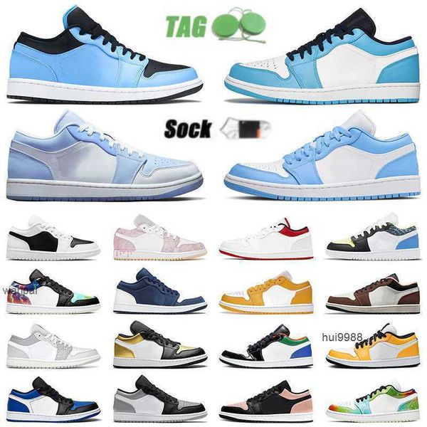 

low 1 basketball shoes 1s unc university blue gold reverse bred mens sports trainers royal toe laser orange black light smoke grey sneakers