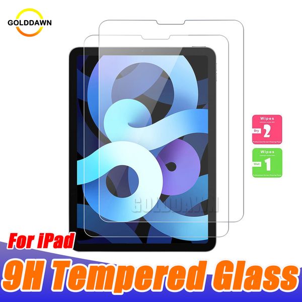 

tempered glass 9h clear screen protectors for ipad pro 10 11inch 12.9 inch 2022 air 4 10.2 10.9 mini 2 3 4 5 6 mini6 8.3inch without package