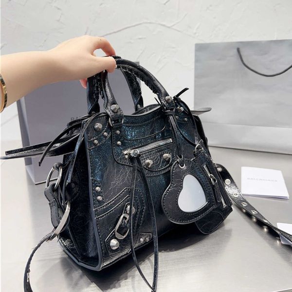 

designer bag luxury designer classic motorcycle bag pleated suede handbag purse women's fashion le cagole clutch chain women's cro
