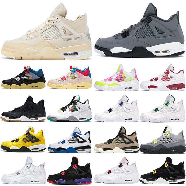

white oreo jumpman 4s desert moss basketball shoes for men women 4 university blue #30 taupe haze bred sail court purple mens trainers sport