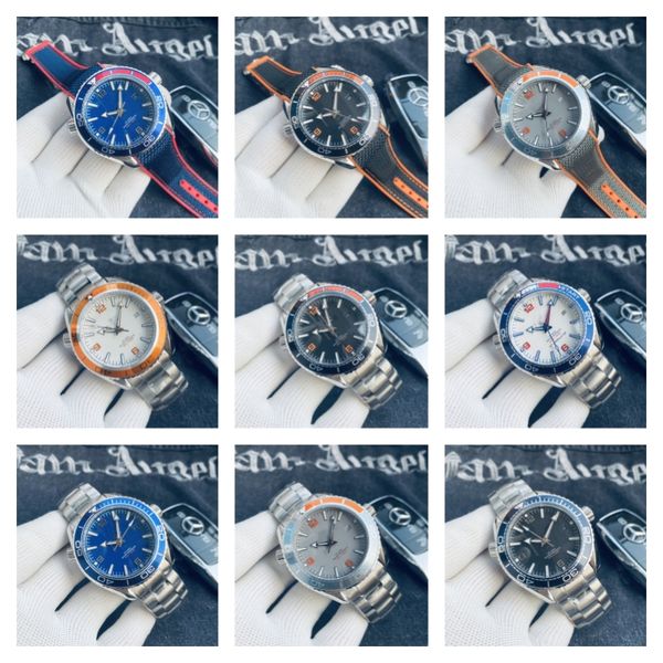 

montre de luxe mens watches 42x13mm improt automatic mechanical movement steel case luxury watch wristwatches, Slivery;brown