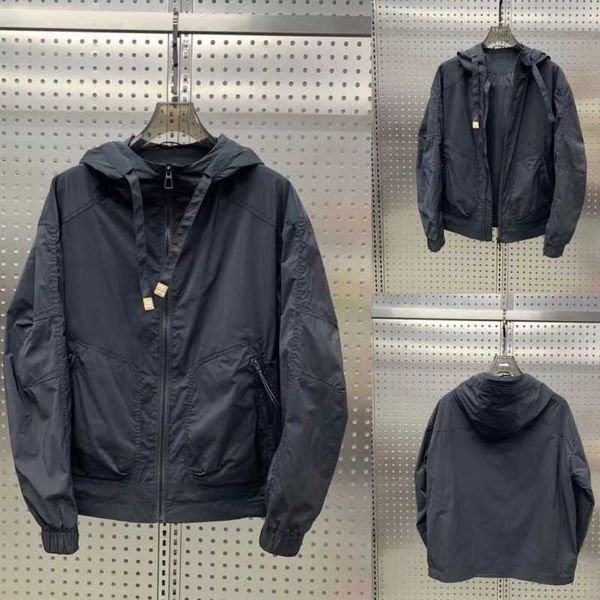 

autumn new casual hooded work coat for men's korean simple color jacket for youth, Black;brown