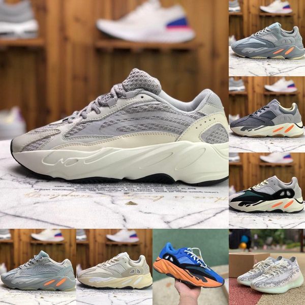 

men women 700 running sports shoes runner sea bright blue inertia v3 v2 geode alvah azael static magnet wave solid tephra b duv, Black