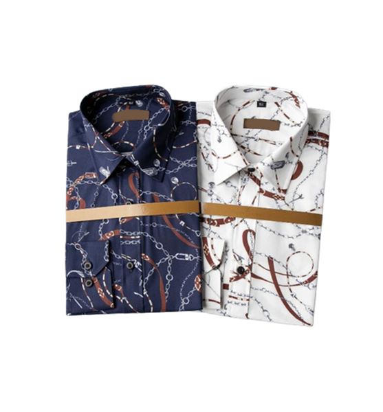 

designer mens dress shirt casual slim silk t-shirt long sleeve casual business clothing plaid men asian szie -4xl #850, White;black