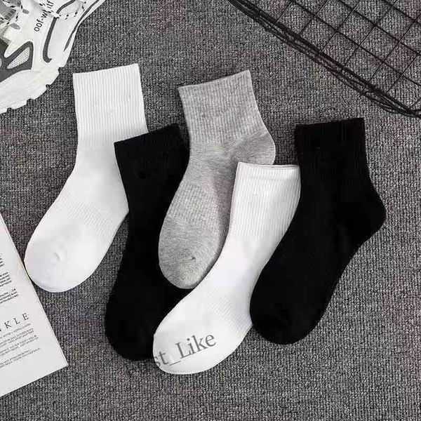 

summer mens short gray socks men long socks pink sock for women, Black