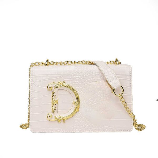 

women shoulder bag designer bags crocodile pattern chain bags crossbody black handbags ladies' luxury purse 22cm