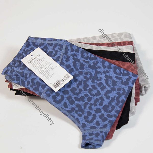 

leopard align leggings yoga pants yoga leggings gym clothing running tights fitness fashion joggers women sweatpants active wear, Black