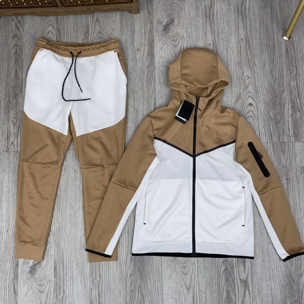 

hoodie designer tracksuit men's tracksuits 2 piece plus size black track suits zip up hoodie 100% cotton tech sweatsuits long sleeve 12