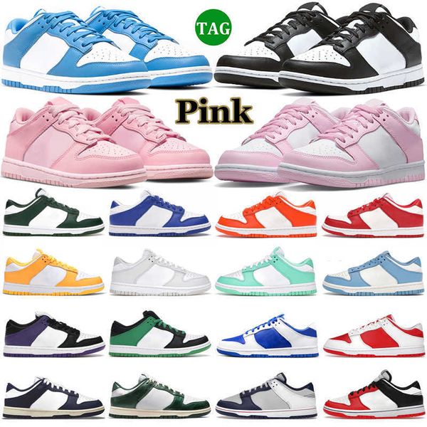 

2022 designer sneakers men women running shoes white black panda triple pink unc chlorophyll green apple mens outdoor trainers 36-48