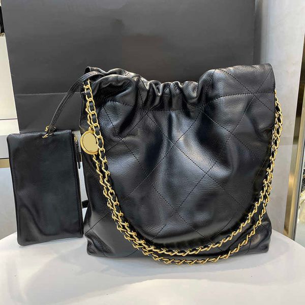 

22p f/w france womens calfskin shopping 22 bags quilted ghw hardware matelasse chain shoulder tote handbags with coin purse luxury designer