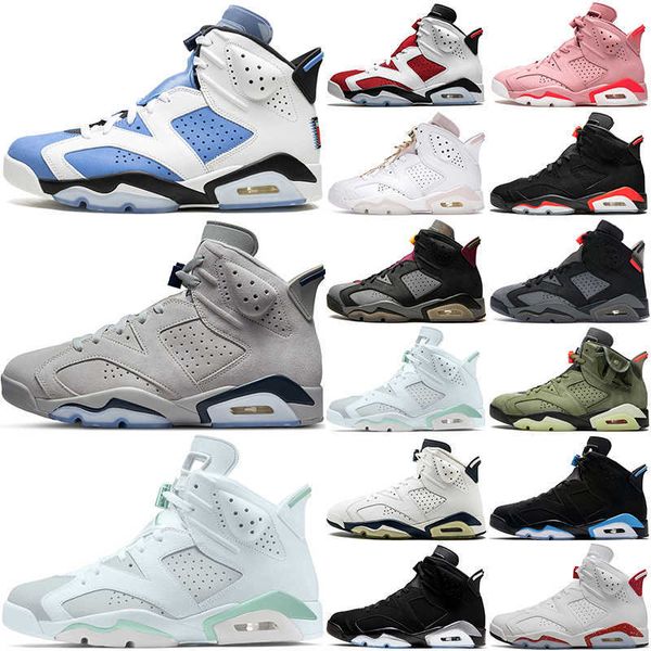 

6 6s basketball shoes for men women university blue red oreo georgetown black metallic silver infrared mens womens trainers outdoor sports